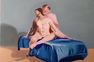 Vendita online opera di pittura a olio dal titolo "Stella di mare" realizzata dall'artista contemporaneo Luca Ripamonti